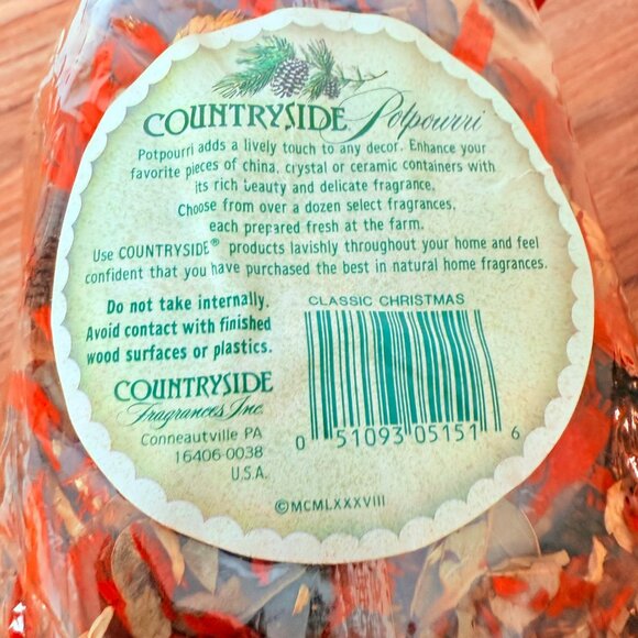 Classic Christmas Potpourri Rustic Holiday Decor Craft Supply Nostalgic Scent - Picture 10 of 10